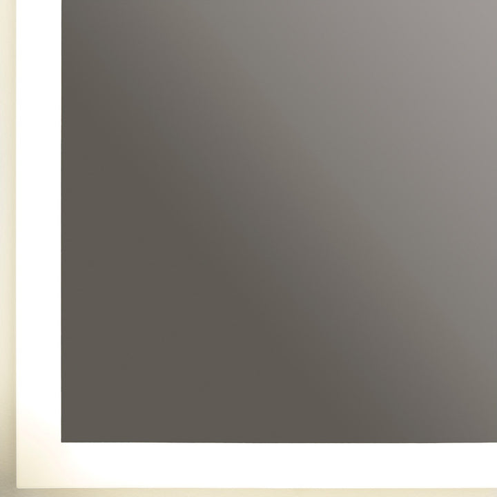 48X48 Led Mirror Black