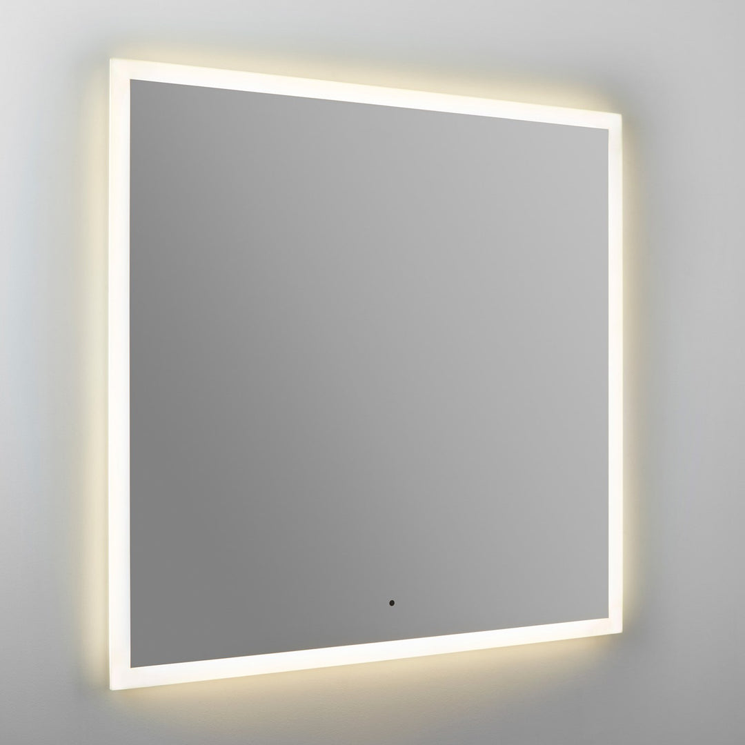 48X48 Led Mirror Black