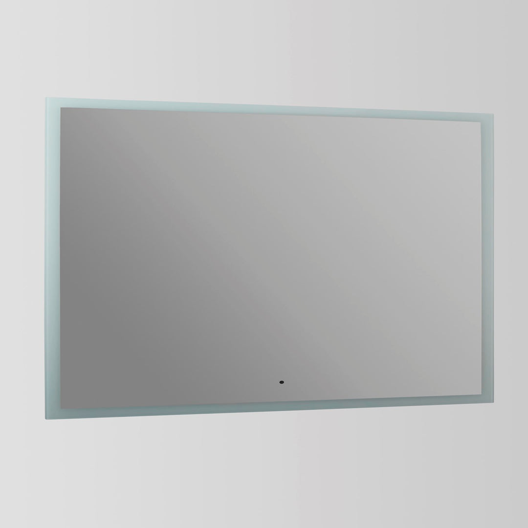 60X42 Led Mirror Black by Oxygen Lighting