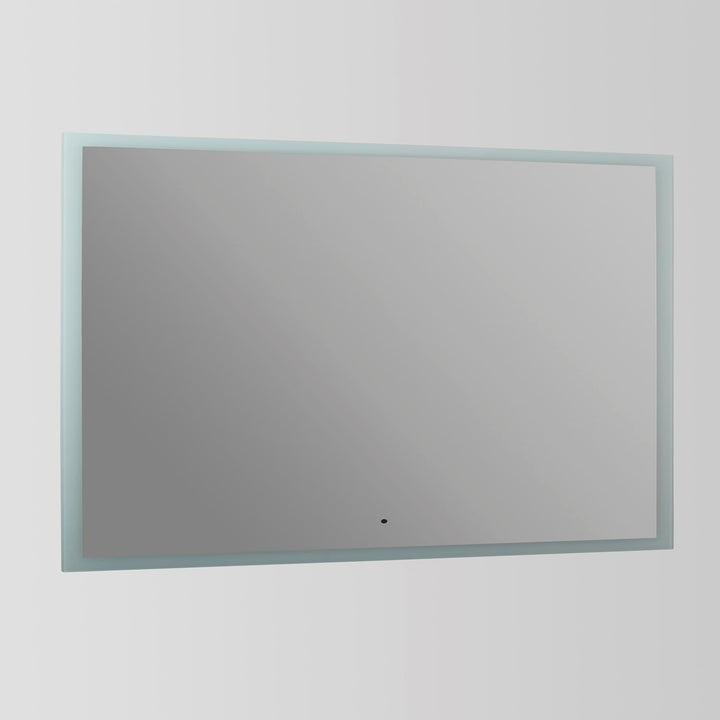 60X42 Led Mirror Black by Oxygen Lighting