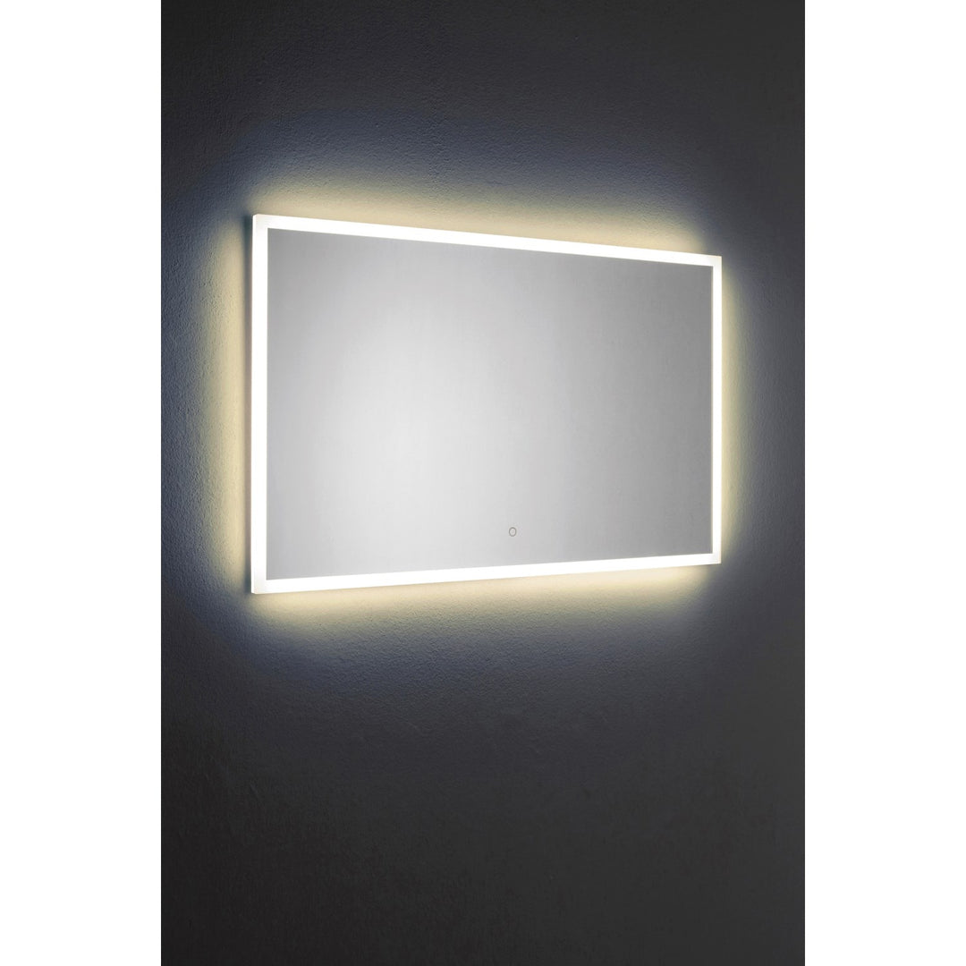 60X42 Led Mirror Black