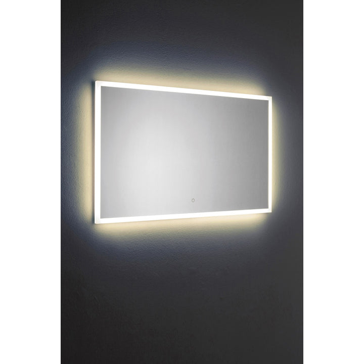 60X42 Led Mirror Black