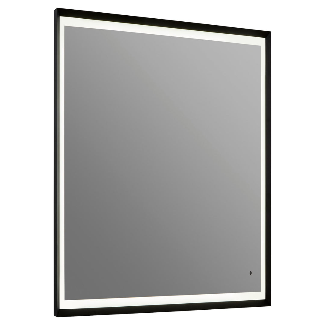 18X24 Led Mirror Black by Oxygen Lighting