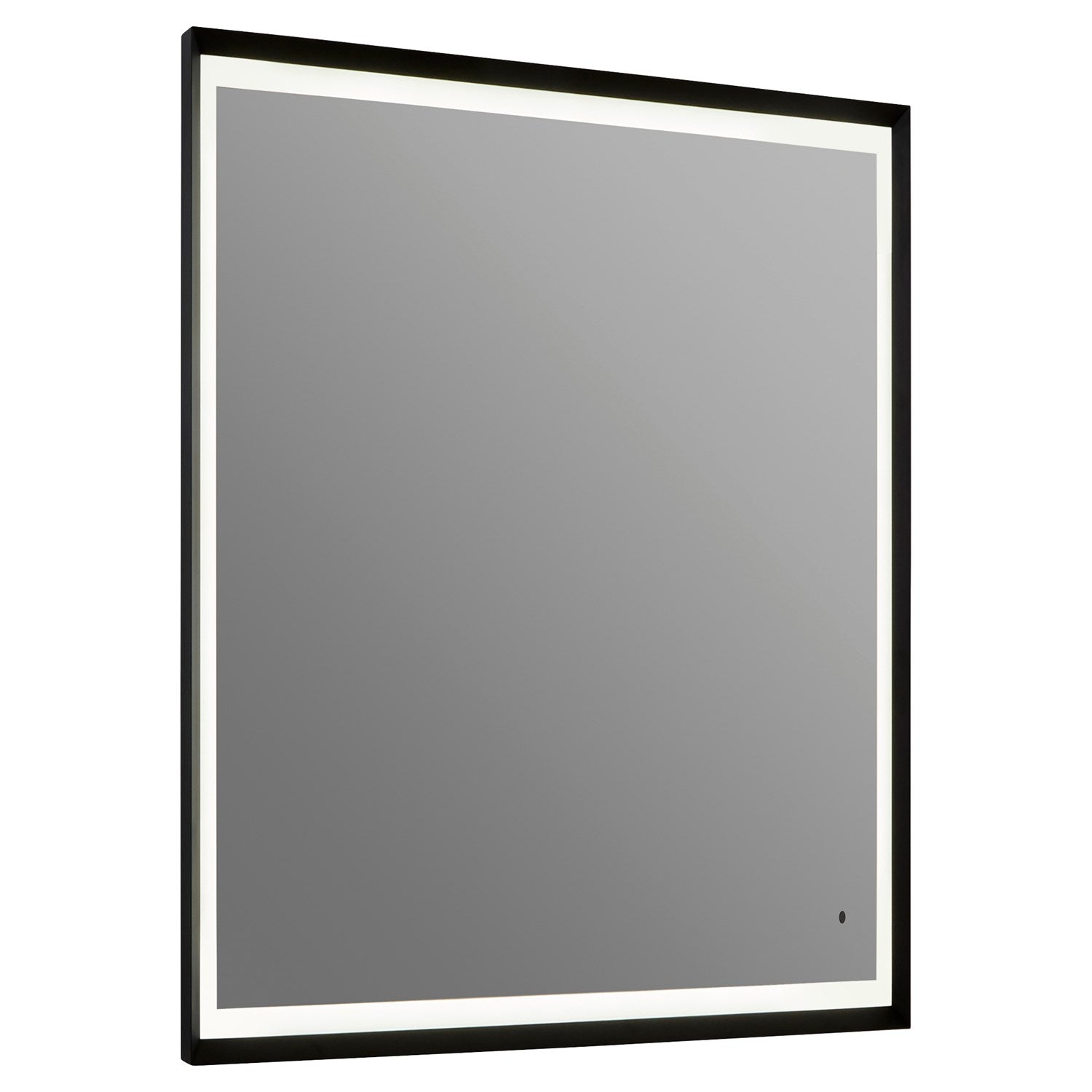 18X24 Led Mirror Black by Oxygen Lighting