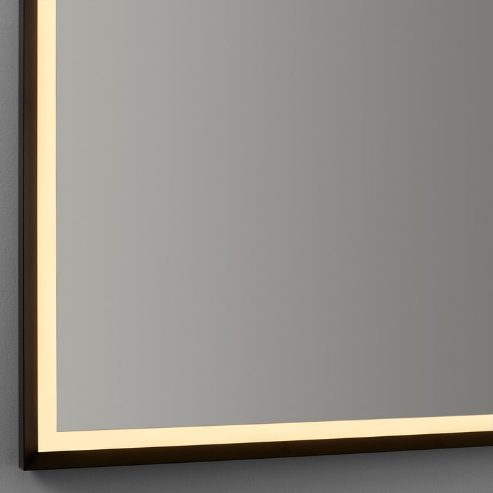 18X24 Led Mirror Black