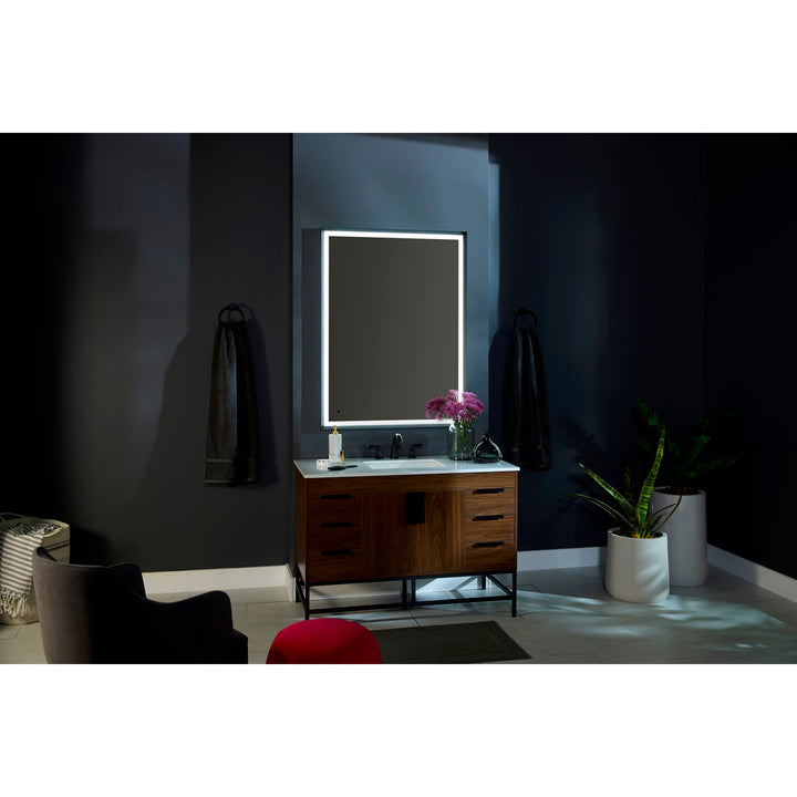 18X24 Led Mirror Black