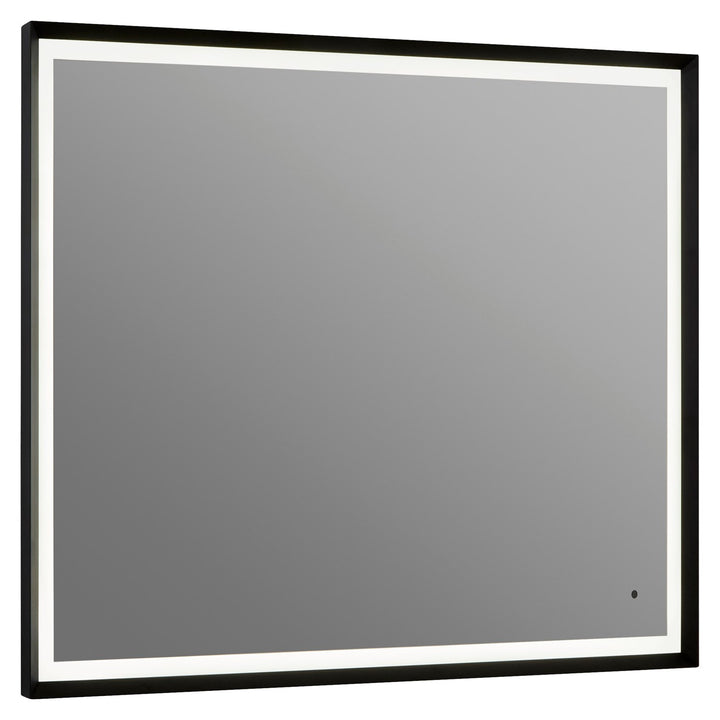 36X36 Led Mirror Black by Oxygen Lighting