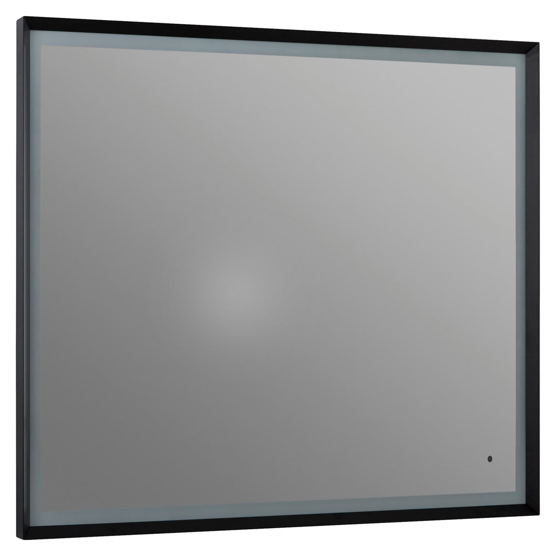 36X36 Led Mirror Black