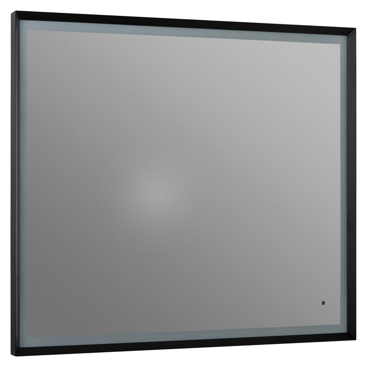 36X36 Led Mirror Black