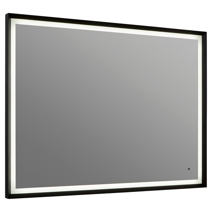48X36 Led Mirror Black by Oxygen Lighting