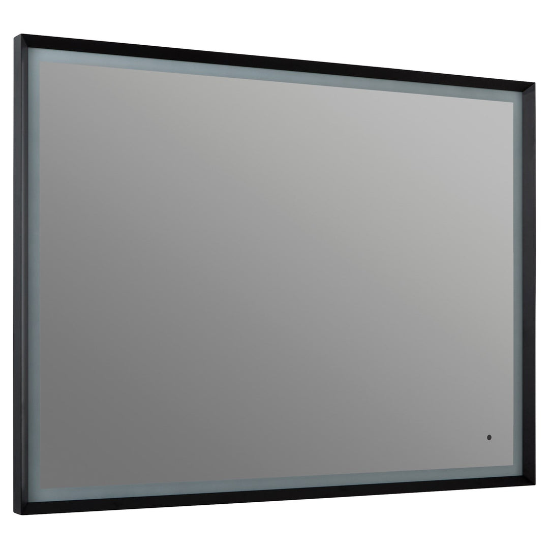 48X36 Led Mirror Black