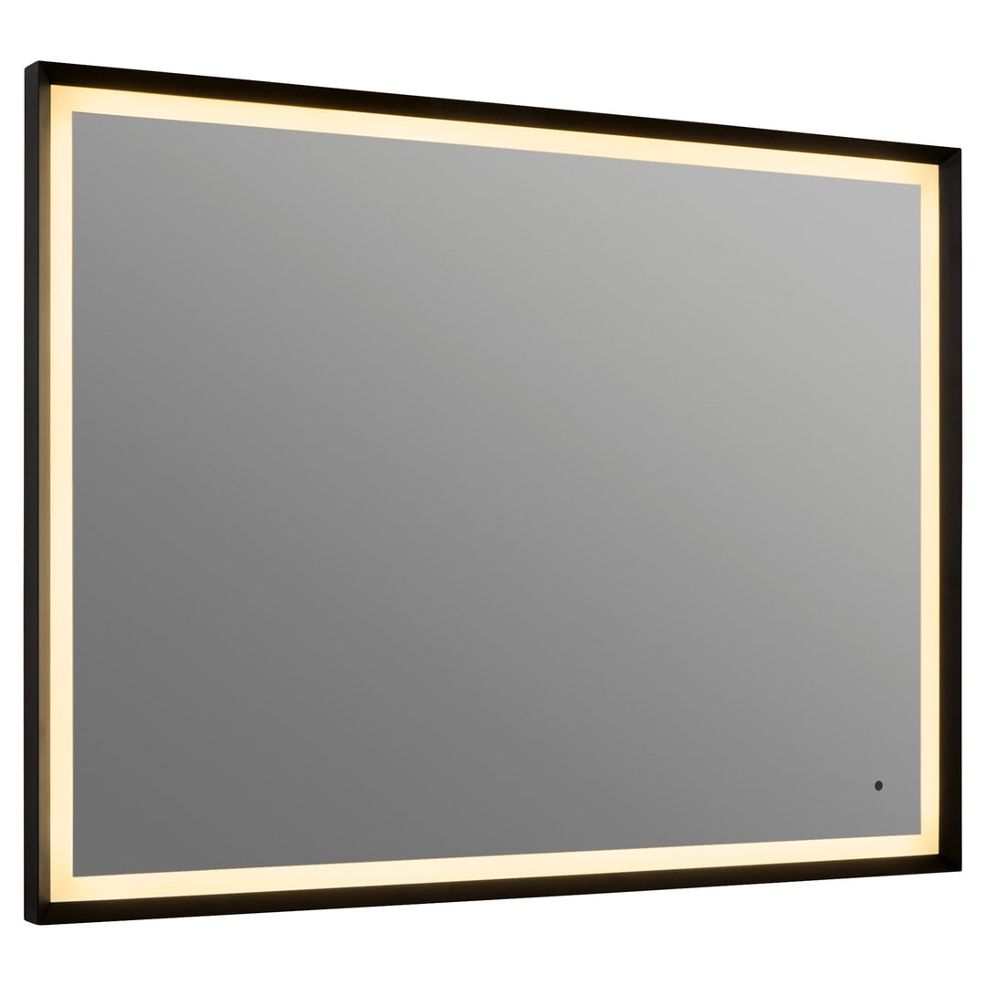 48X36 Led Mirror Black
