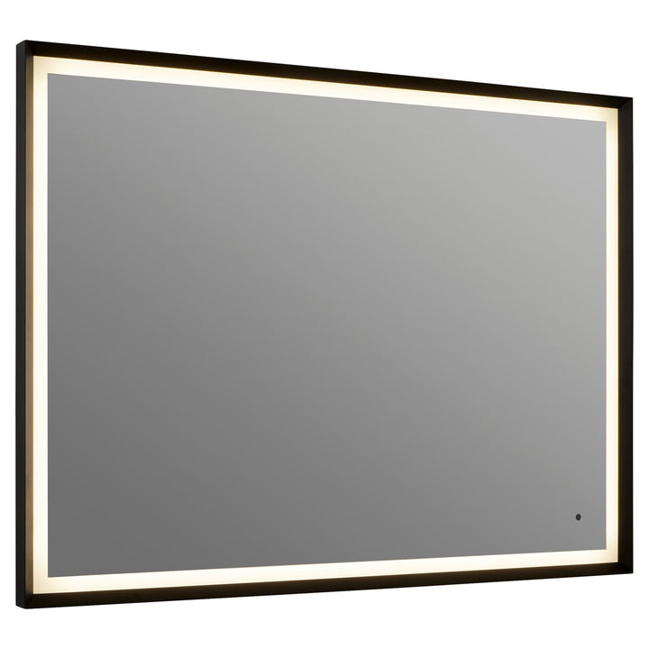 48X36 Led Mirror Black