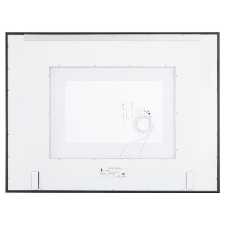 48X36 Led Mirror Black