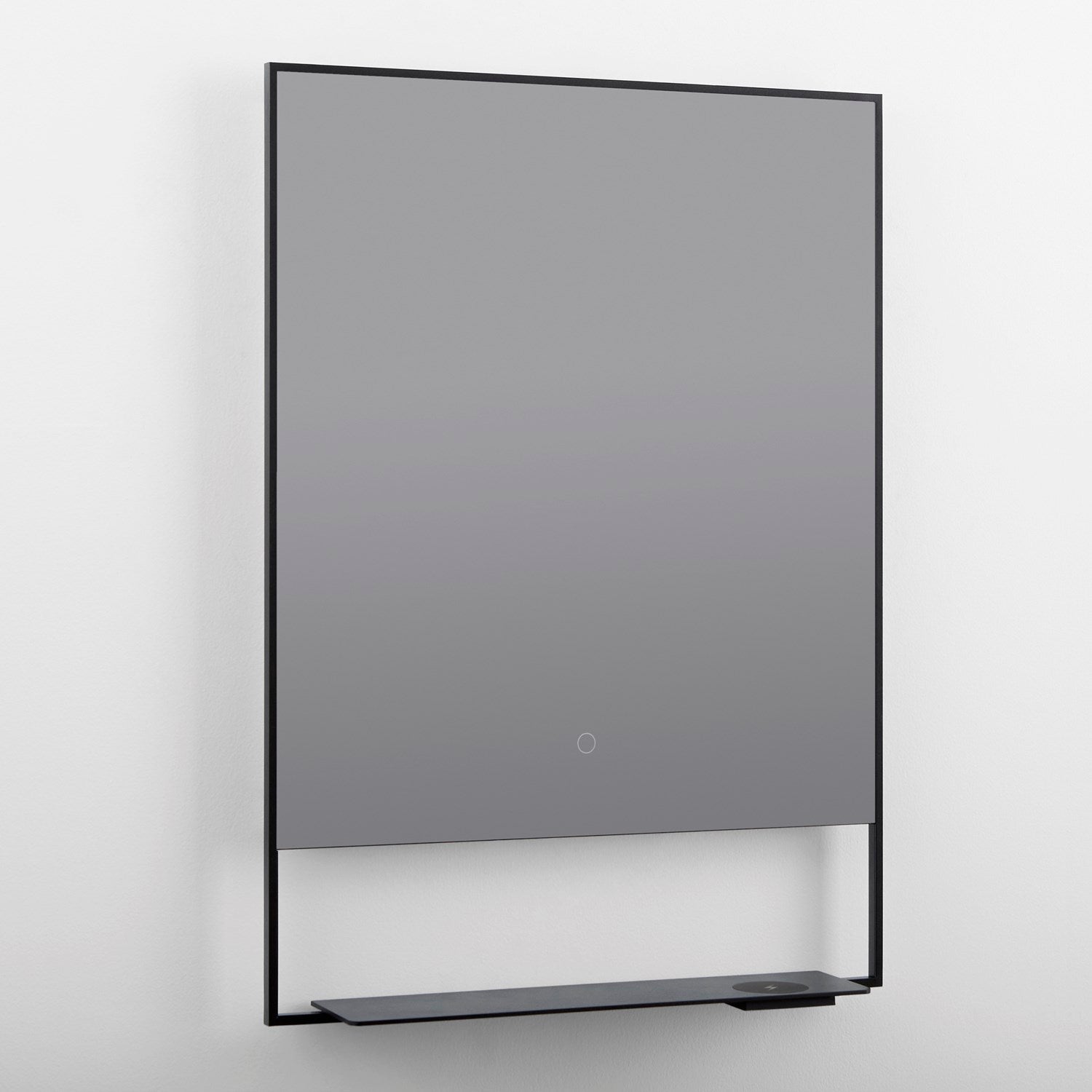 20X32 Led Mirror Black by Oxygen Lighting