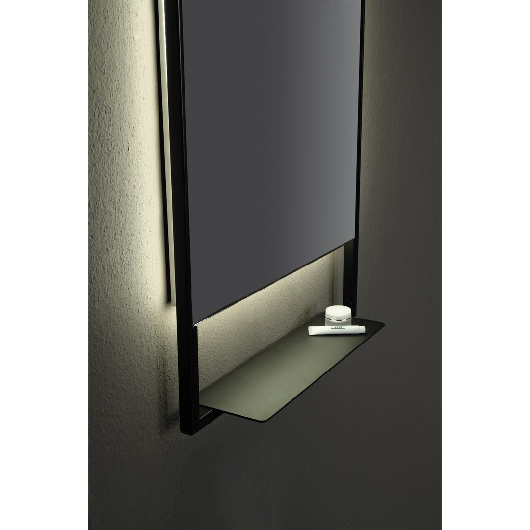 20X32 Led Mirror Black