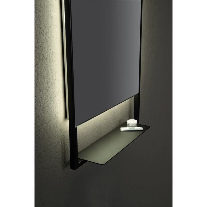 20X32 Led Mirror Black