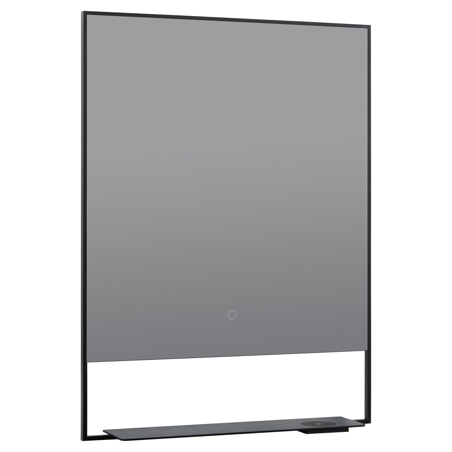 24X32 Led Mirror Black