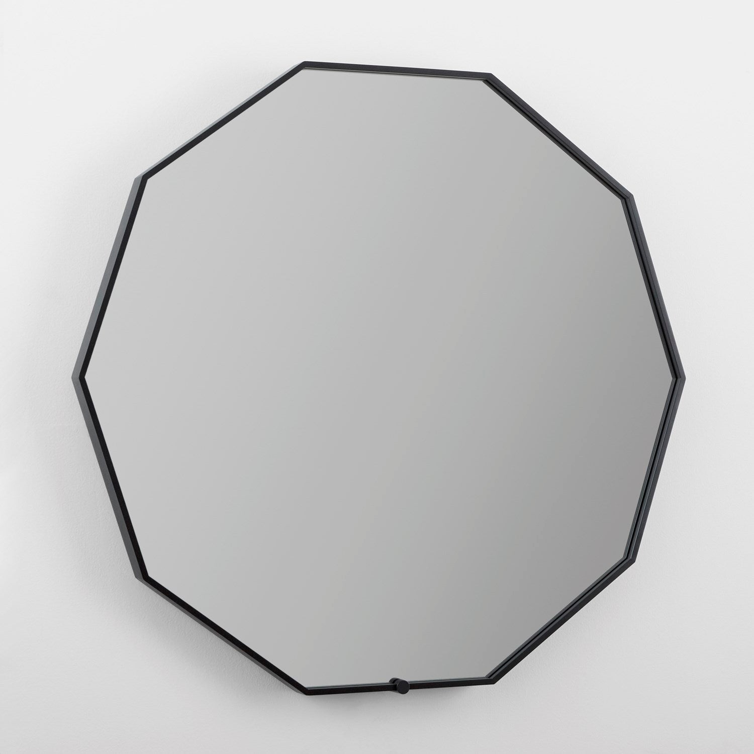 30X30 Led Mirror Black by Oxygen Lighting