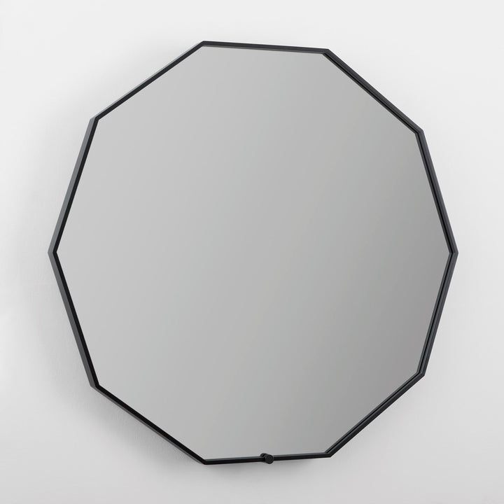 30X30 Led Mirror Black by Oxygen Lighting