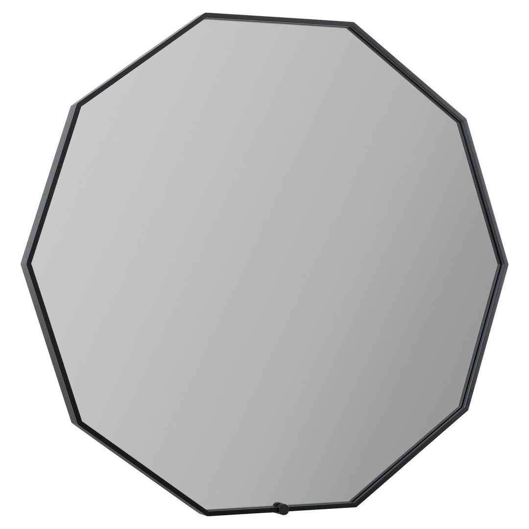 36X36 Led Mirror Black by Oxygen Lighting
