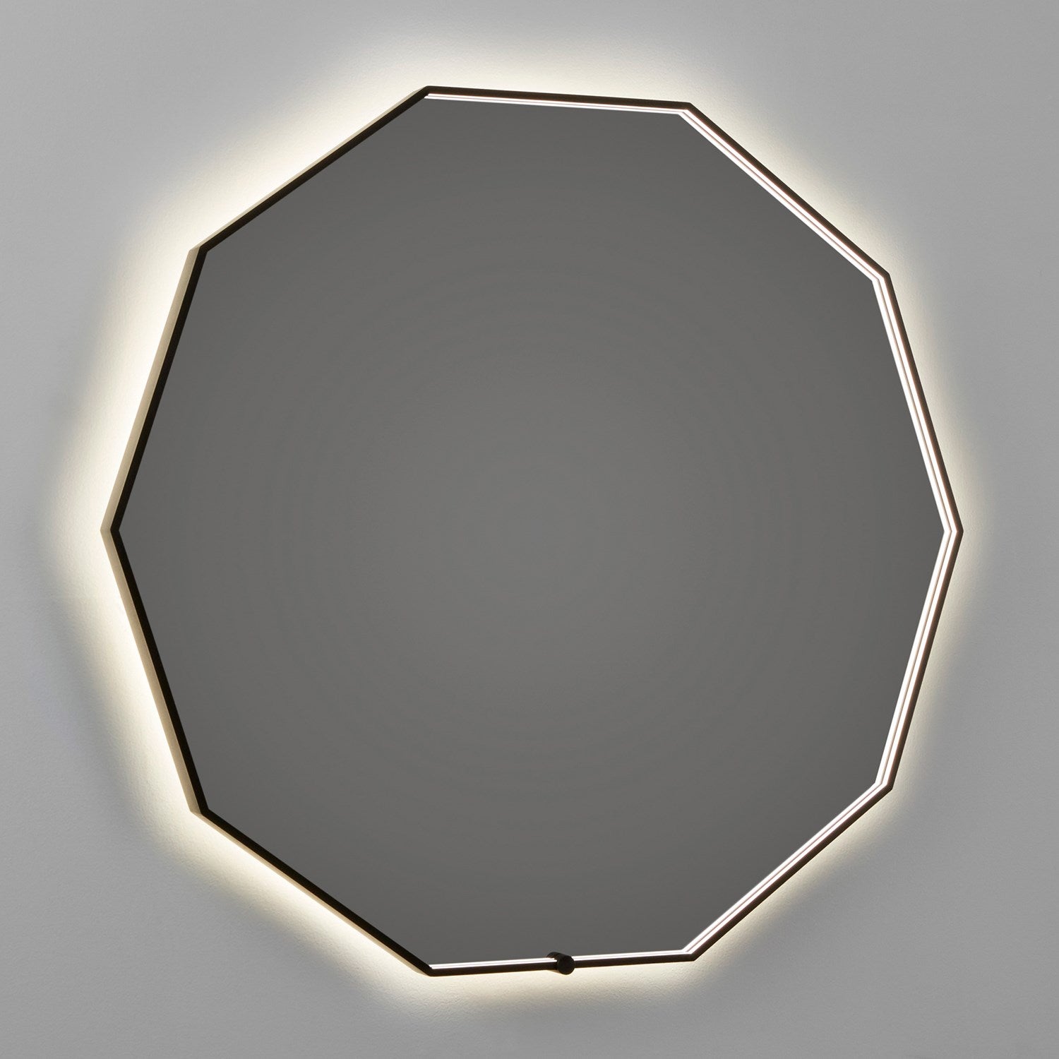 36X36 Led Mirror Black
