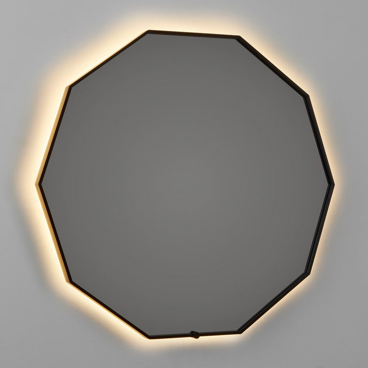 36X36 Led Mirror Black