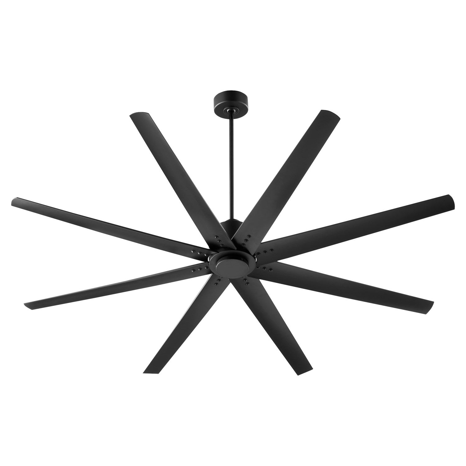 X Ceiling Fan Black Black Blades by Oxygen Lighting