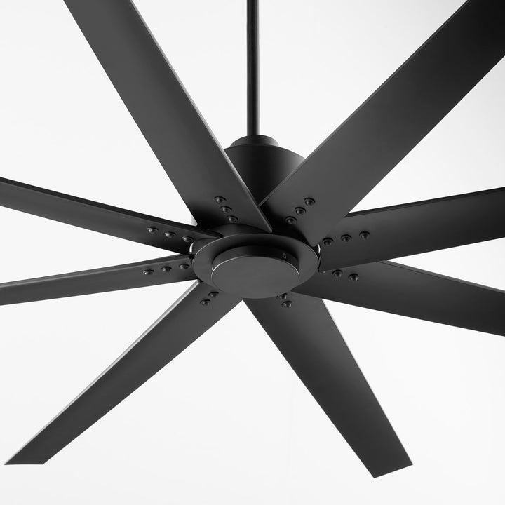 X Ceiling Fan Black Black Blades