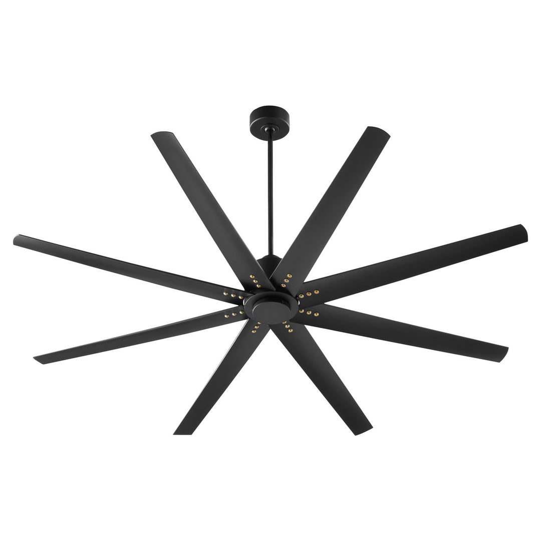 X Ceiling Fan Black Black Blades