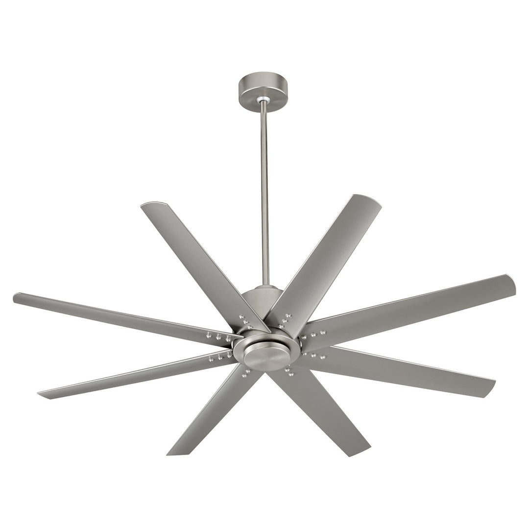 X Ceiling Fan Satin Nickel by Oxygen Lighting