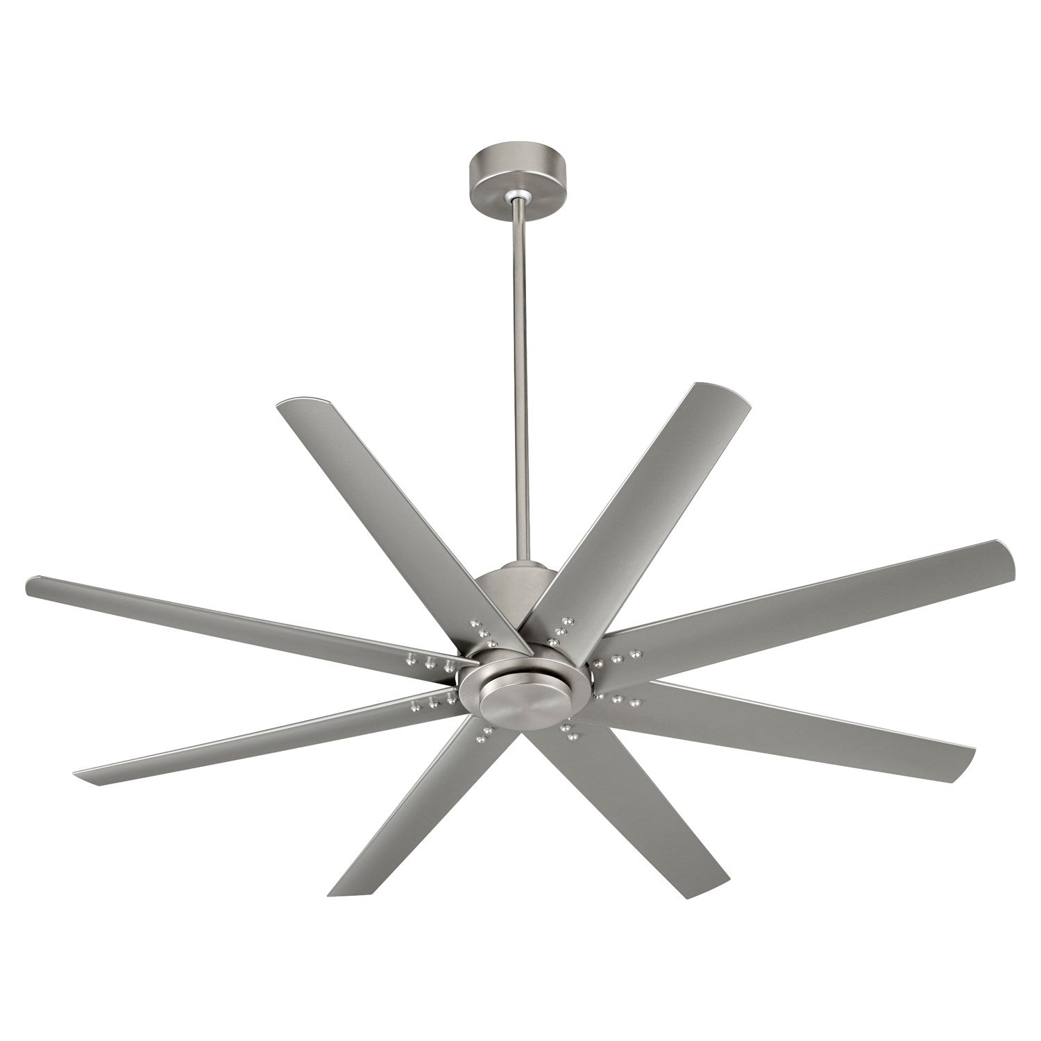 X Ceiling Fan Satin Nickel by Oxygen Lighting