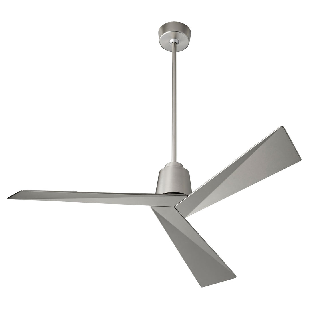 X Ceiling Fan Satin Nickel by Oxygen Lighting
