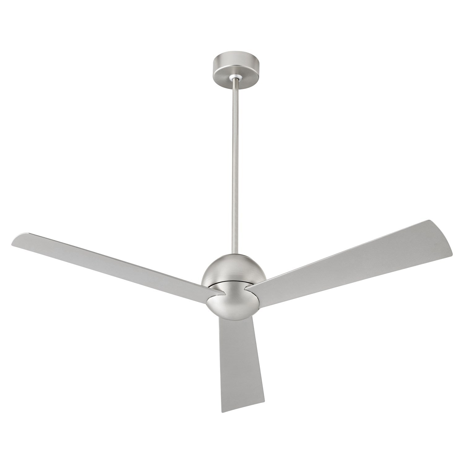 X Ceiling Fan Satin Nickel by Oxygen Lighting