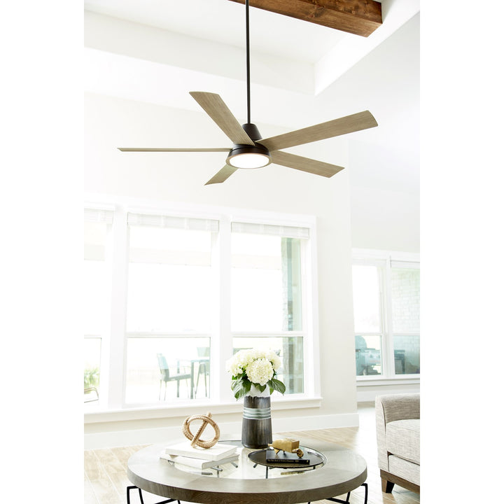 Temple X Ceiling Fan Black