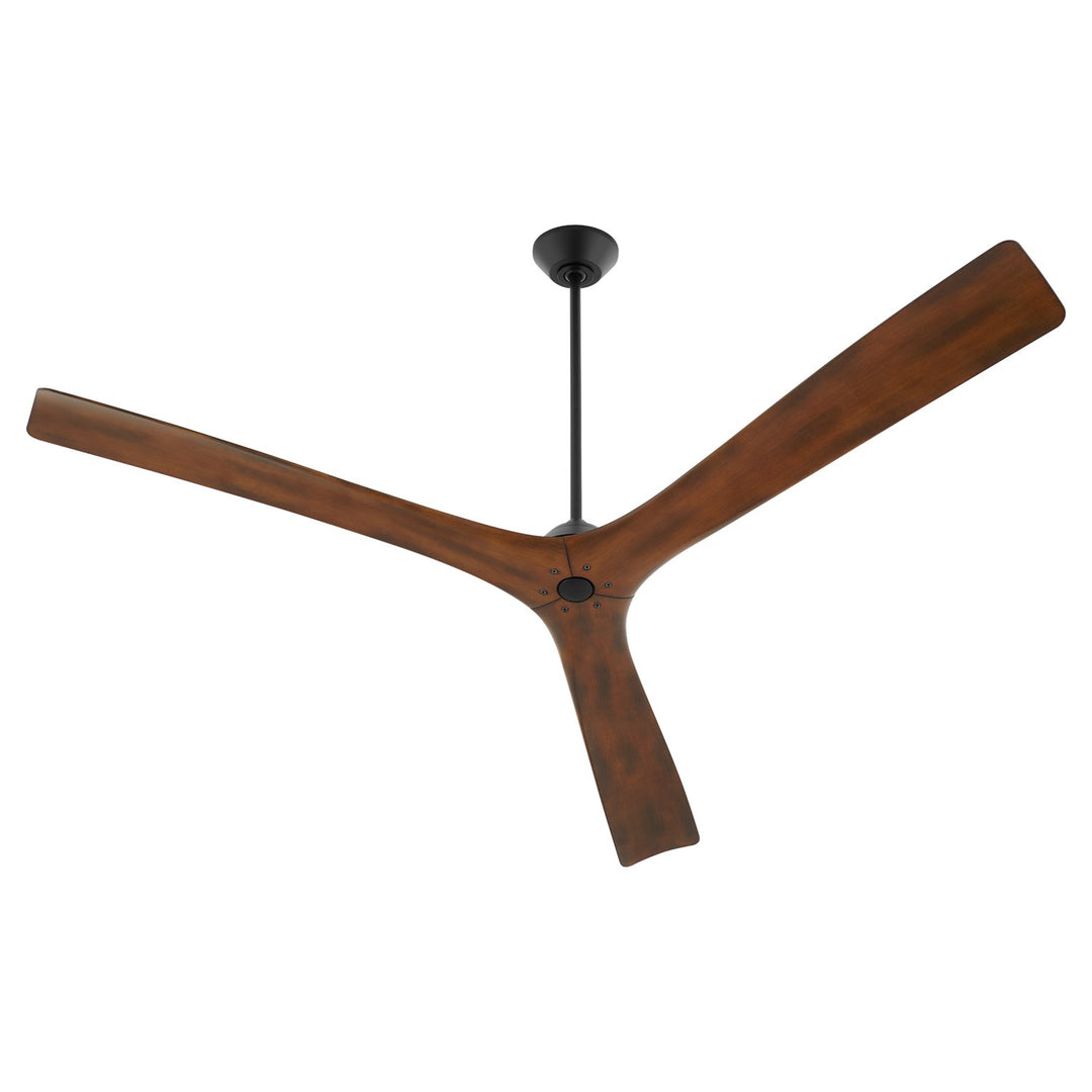 X Ceiling Fan Black Walnut by Oxygen Lighting