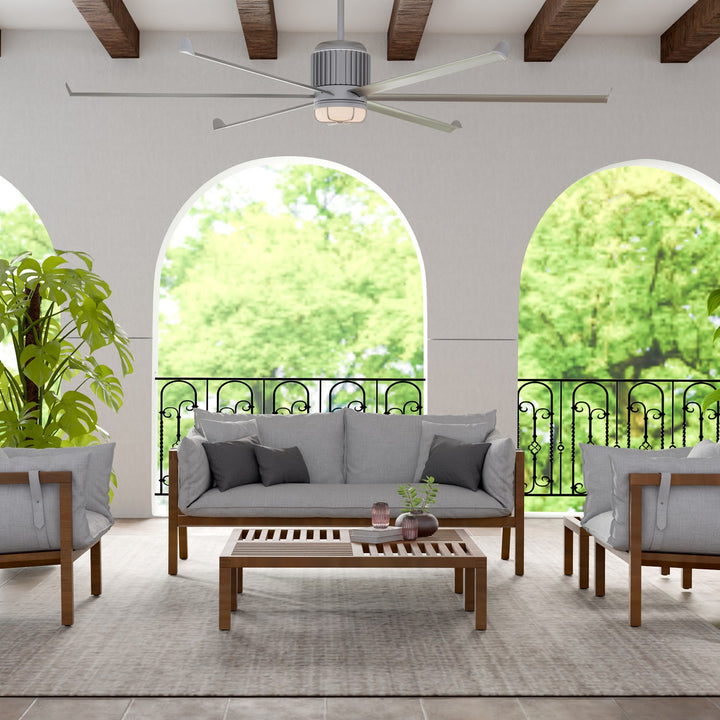 X Ceiling Fan Classic Nickel