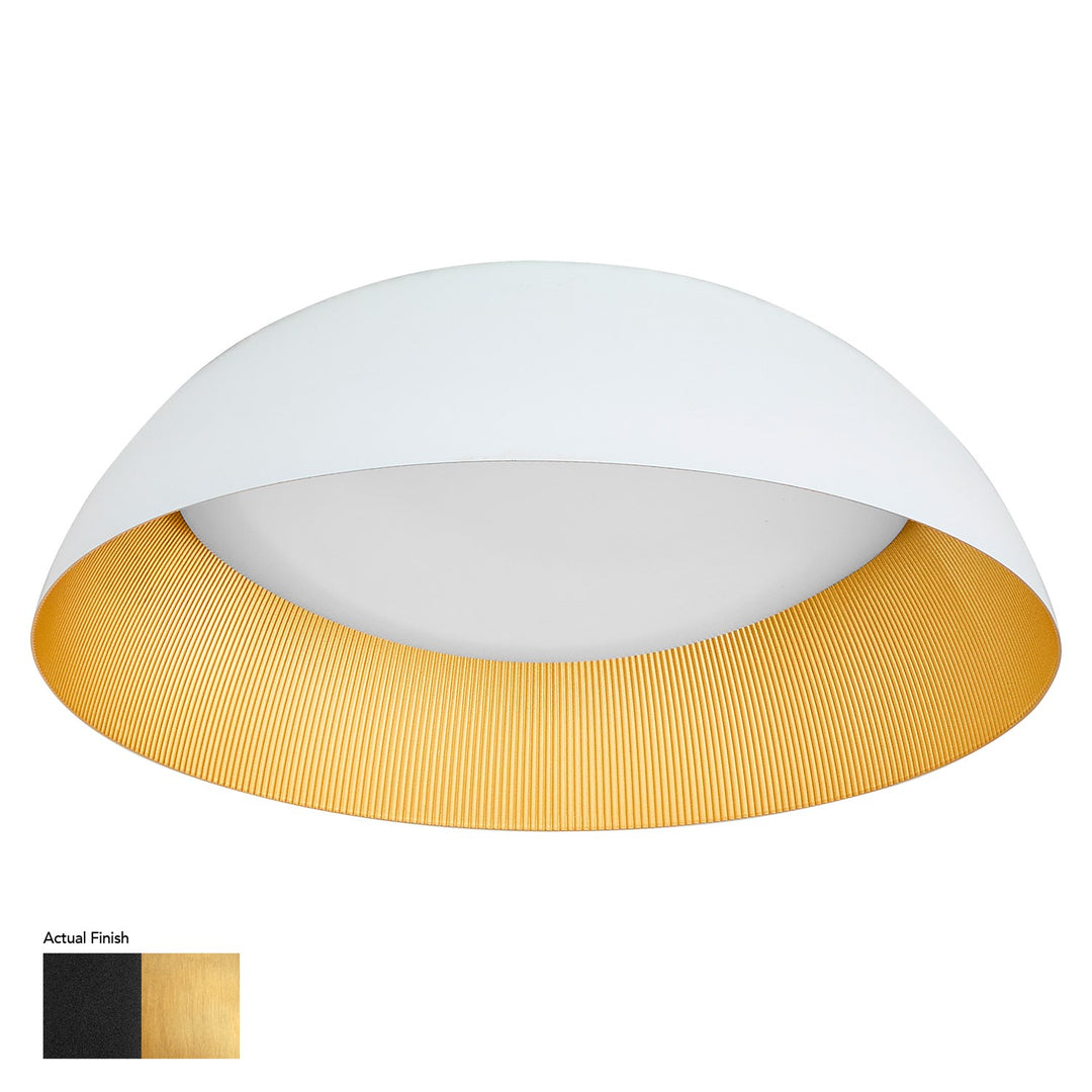 18X5.75 Ceiling Mount Black|Industrial Brass by Oxygen Lighting