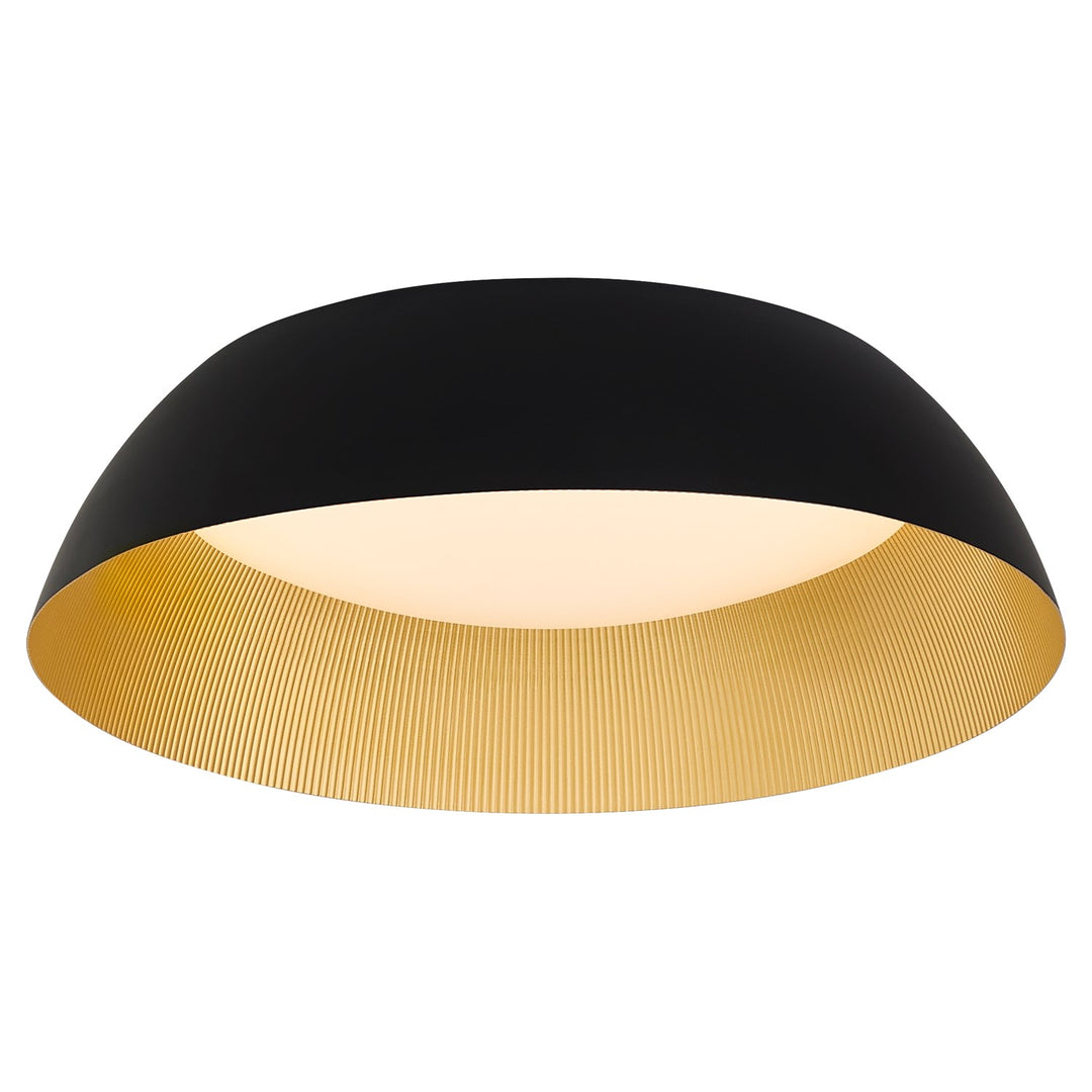 25X7 Ceiling Mount Black|Industrial Brass