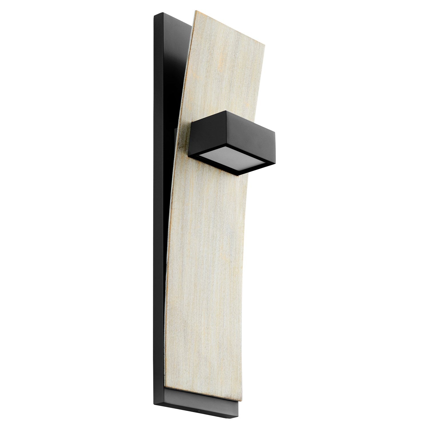X Sconce Weathered Oak by Oxygen Lighting