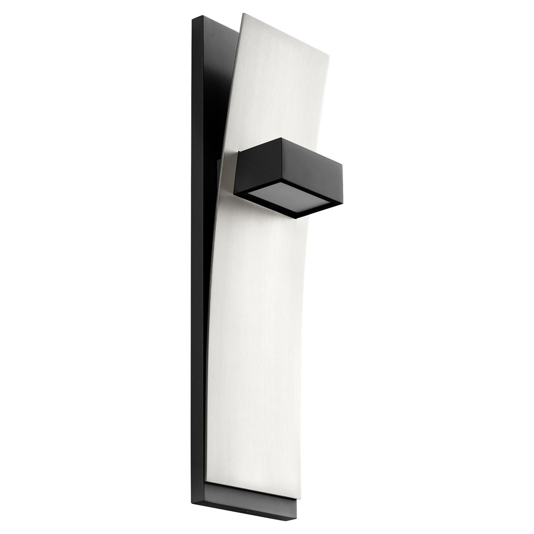 X Sconce Satin Nickel by Oxygen Lighting