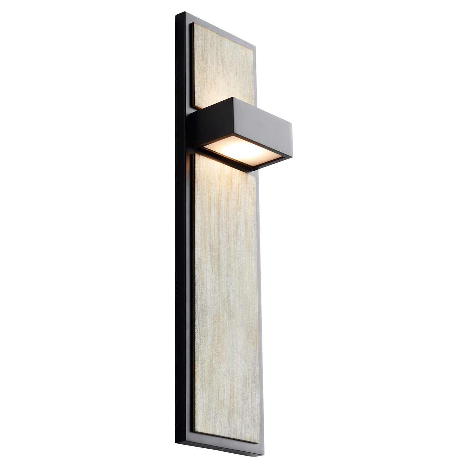 X Sconce Weathered Oak