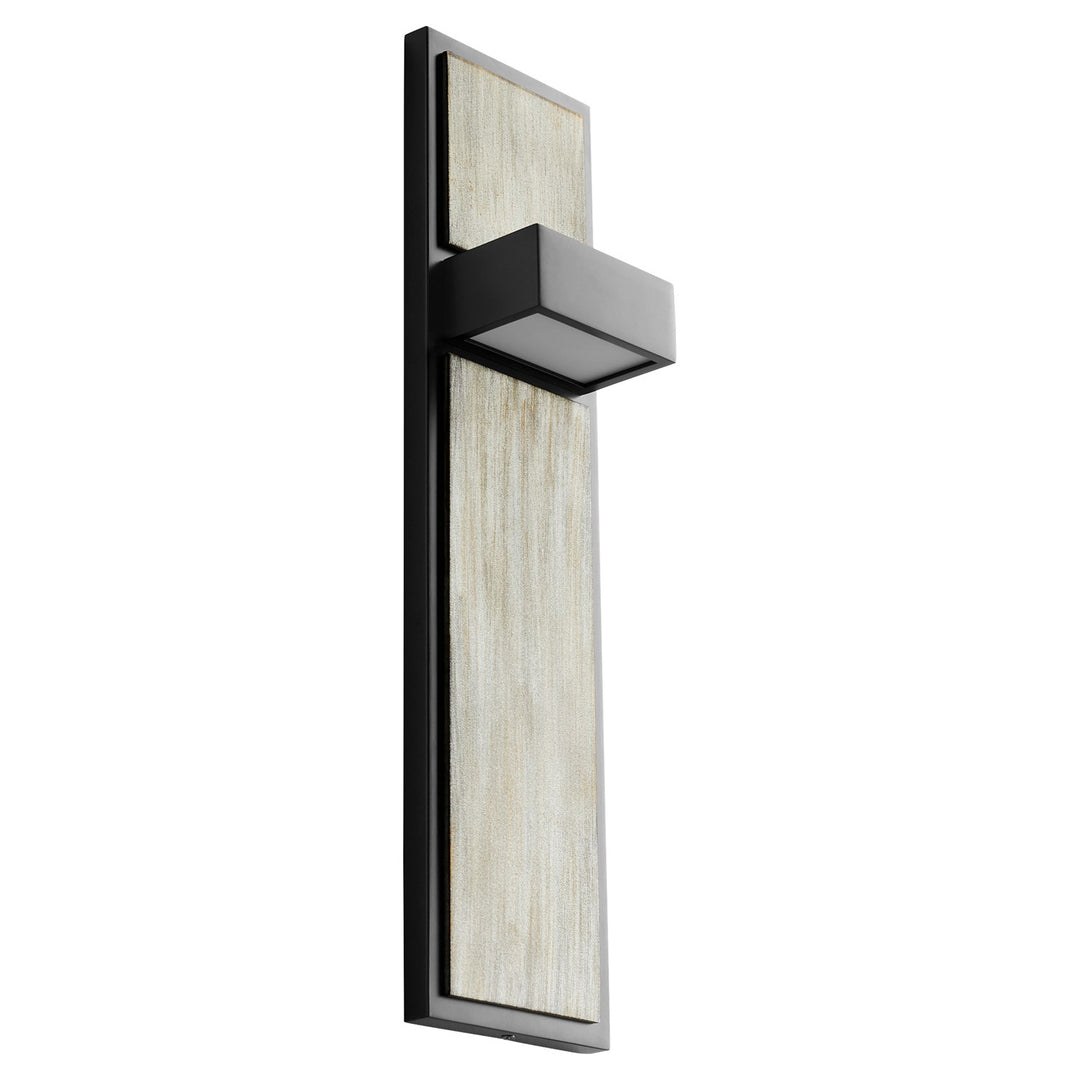 X Sconce Weathered Oak by Oxygen Lighting