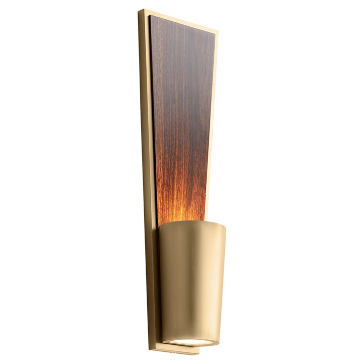 4.75X16.5 Sconce Walnut