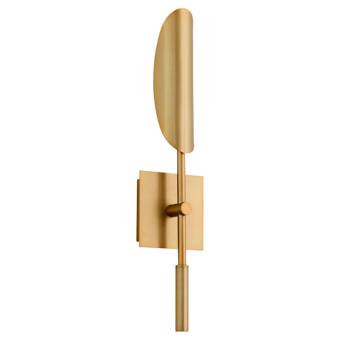 6X2.245 Sconce Aged Brass by Oxygen Lighting