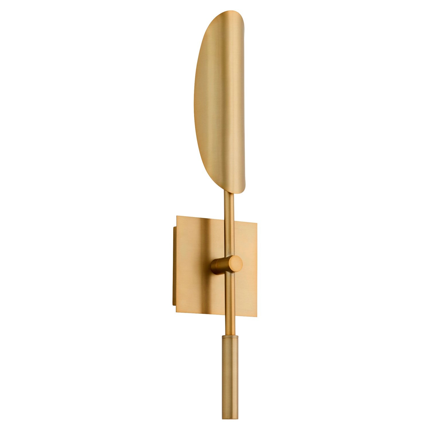 6X2.245 Sconce Aged Brass by Oxygen Lighting