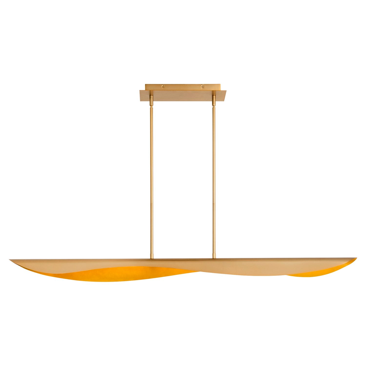 4X3.5 Chandelier Aged Brass by Oxygen Lighting