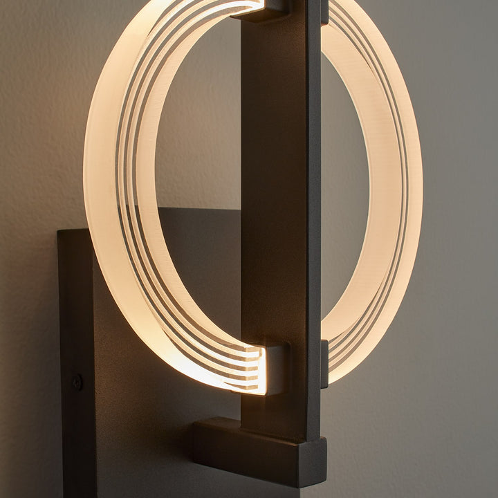 Arena 8X11.25 Sconce Black