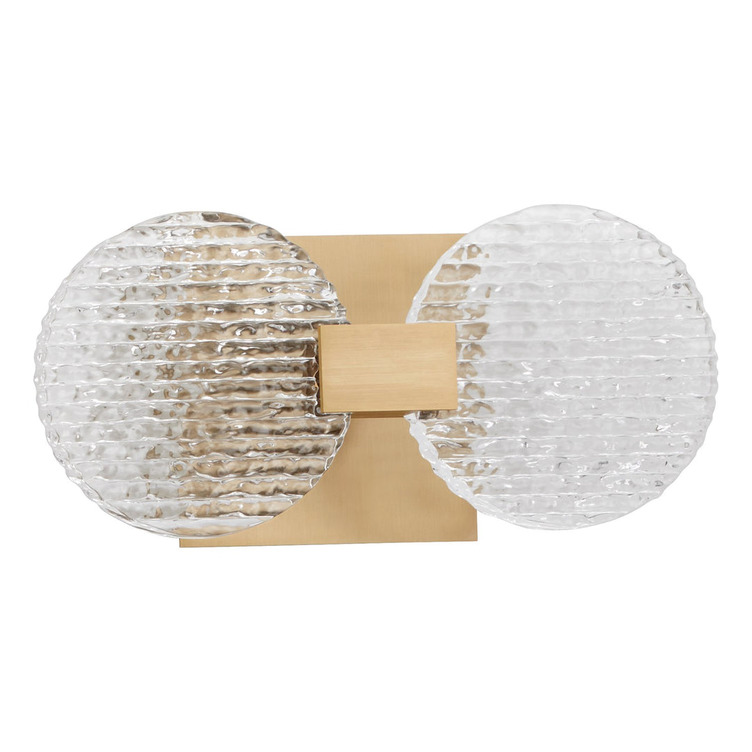 13X6 Sconce Aged Brass by Oxygen Lighting