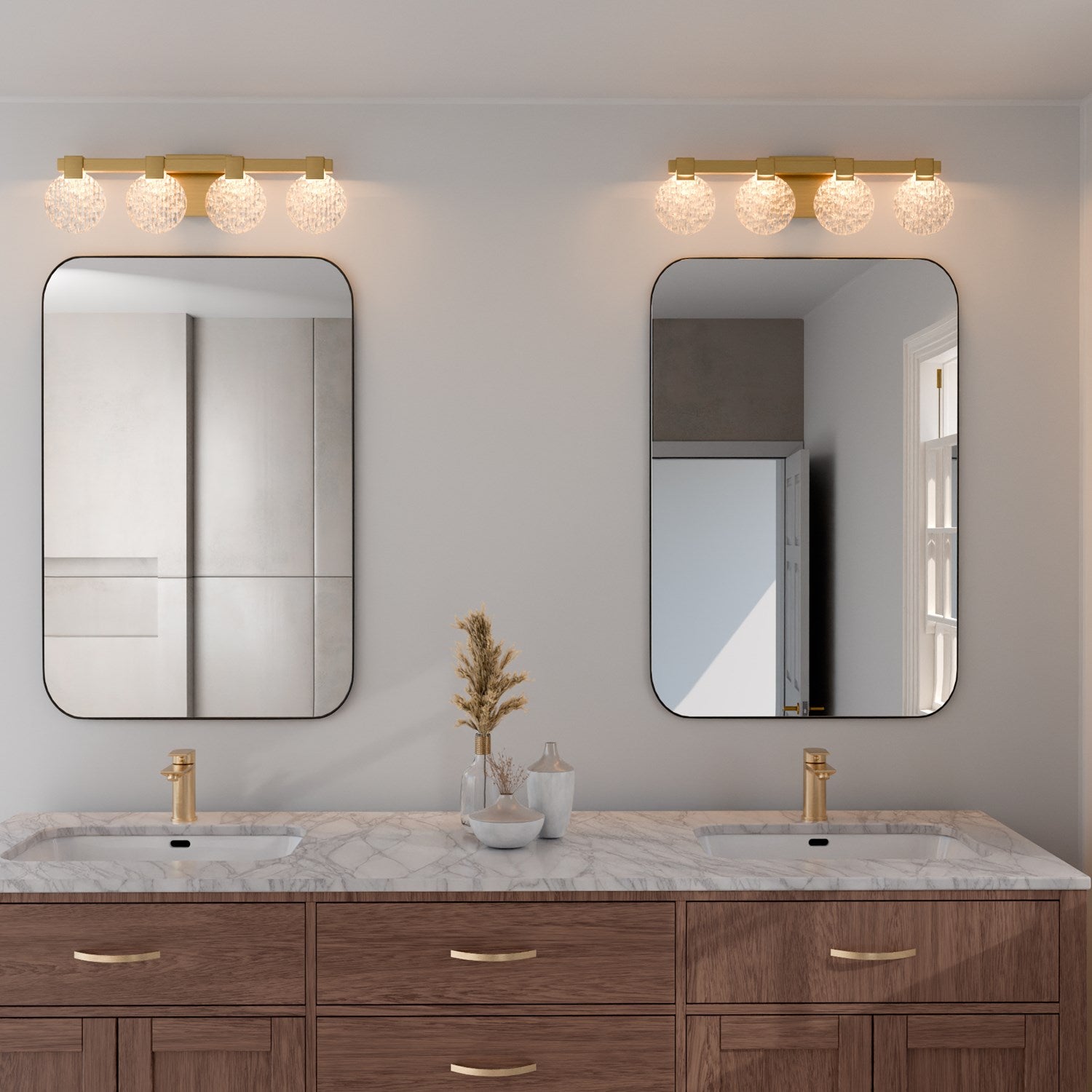 30X8 Vanity Aged Brass